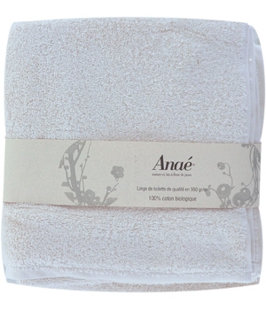 Serviette de toilette Ecru 50x100cm Anae