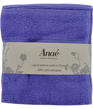 Serviettes de toilette Lavande 50x100cm Anae