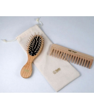 Set de coiffure Brosse et Peigne Tek