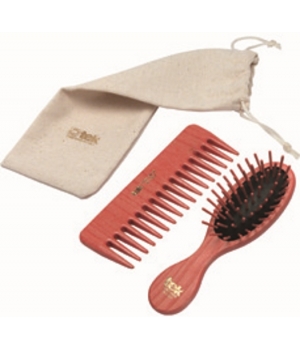 Set de coiffure Brosse et Peigne Tek