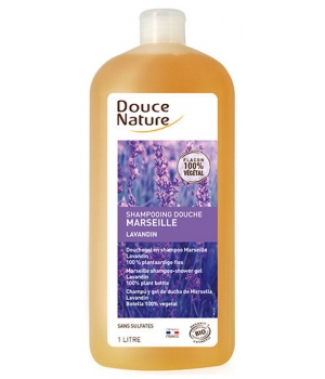 Shampoing Douche Marseille huile d'olive lavande sans sulfates Douce Nature