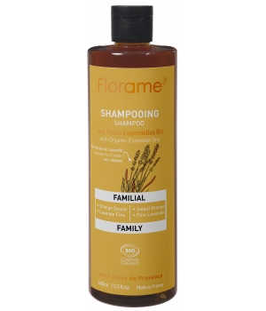 Shampooing Familial aux huiles essentielles sans sulfates Florame