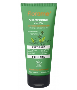 Shampooing Fortifiant aux huiles essentielles sans sulfates Florame