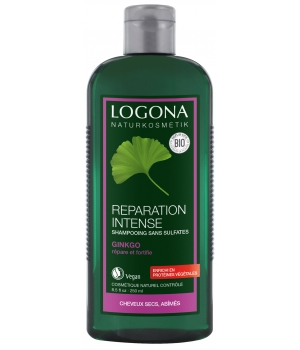 Shampoing réparation intense au Gingko Logona