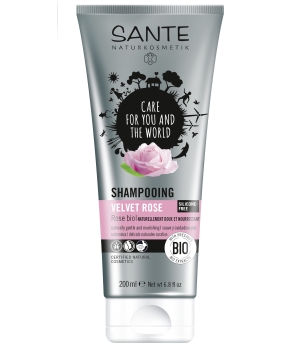 Shampoing velours à la Rose Sante