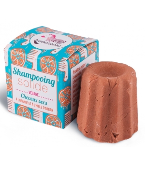 Shampoing solide naturel Cheveux secs Orange Lamazuna