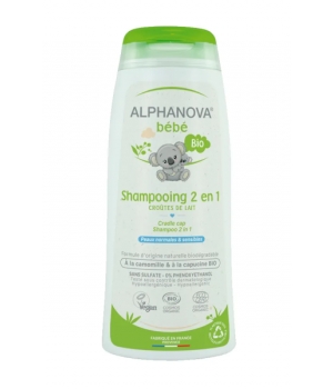 Shampoing très doux nénuphar, camomille et capucine Alphanova