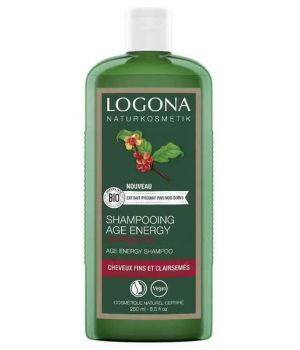 Shampooing Age Energy Caféine bio et aux baies de Goji Logona