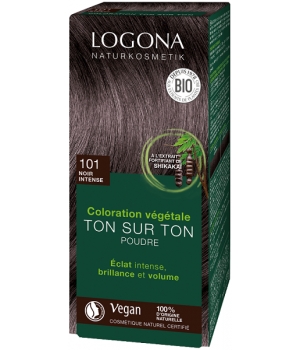 Soin colorant végétal poudre noir intense Logona