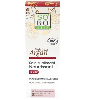Soin Nourrissant sublimant jour Précieux Argan So'Bio étic