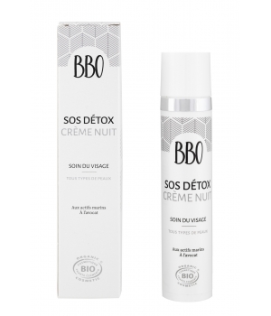 SOS DETOX Crème nuit Bio Bretagne Ocean