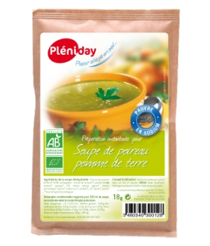 Soupe instantanée de Poireaux et Pommes de Terre Pleniday