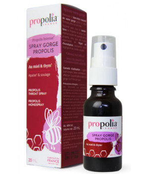 Spray buccal apaisant Propolis Miel Thym Flacon spray Propolia