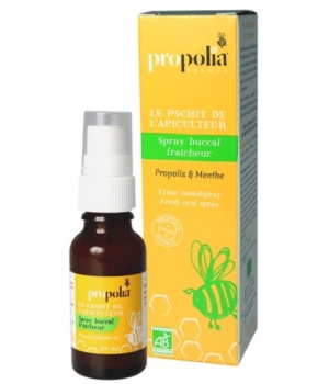 Spray buccal bio Propolis Menthe Spray verre Propolia