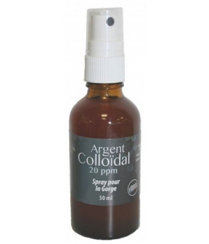 Spray Gorge Argent Colloïdal 20 ppm Dr.Theiss