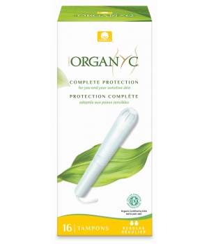 Tampons Régulier avec applicateur Boîte de Organyc