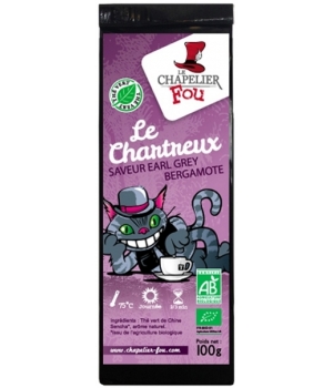 Thé Vert Le Chartreux : Earl Grey Beramote vrac 100 Le Chapelier Fou