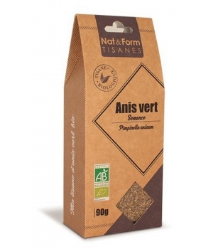 Tisane anis vert semence bio 90 Nat et Form