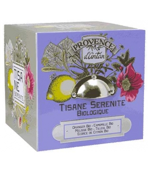 Tisane Be Cube Sérénité bio 24 sachets 36 gr boite Provence D Antan