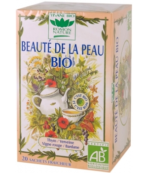 Tisane Beauté de la Peau bio 20 sachets Romon Nature