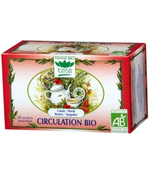 Tisane Circulation bio 20 sachets Romon Nature