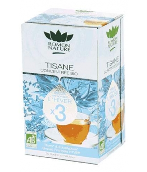 Tisane concentrée Mieux affronter l'hiver Bio 20 sachets Romon Nature