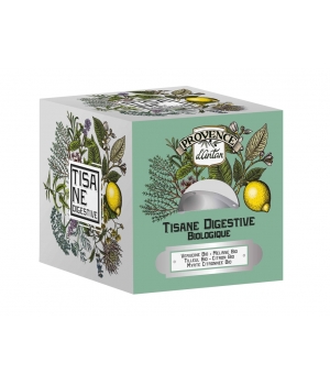 Tisane cube Digestive bio 24 sachets 36g recharge Provence D Antan