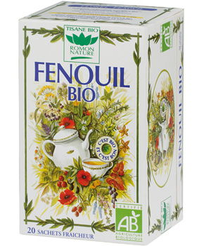 Tisane Fenouil 20 sachets Romon Nature