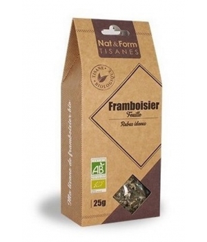Tisane Framboisier Feuille Bio 25 Nat et Form