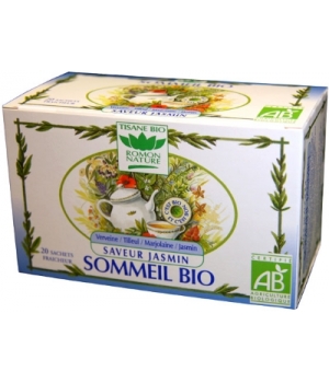 Tisane Sommeil Jasmin bio 20 sachets Romon Nature