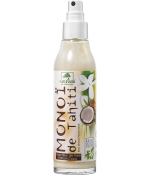 Véritable Monoi de Tahiti avec sa Fleur de Tiaré parfum Coco Naturado