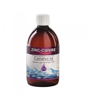 Zinc Cuivre ionisé Catalyons
