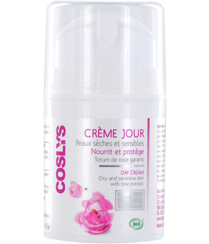Coslys Crème jour Peaux sèches et sensibles Totum de rose garanti 50ml