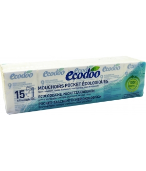 Ecodoo 15 Paquets de mouchoirs écologiques