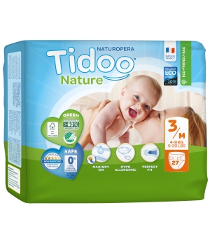 Tidoo 27 Couches Single Pack (T3/M) 4/9kg