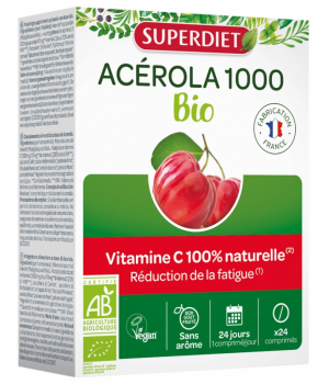 Super Diet Acérola 1000 bio 24 comprimés