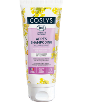 Coslys Après shampooing nourrissant cheveux secs ou texturés à l'huile de Cameline 200ml