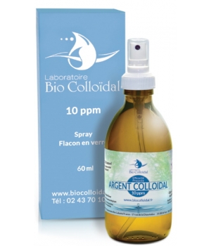 Bio Colloidal Laboratoire Argent Colloïdal 10 PPM Spray 60ml