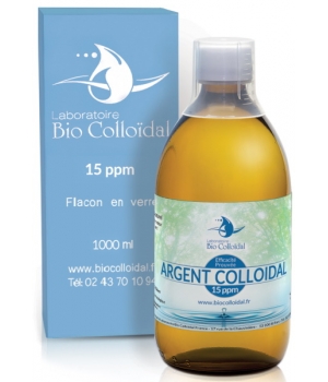 Bio Colloidal Laboratoire Argent Colloïdal 15 PPM 1L