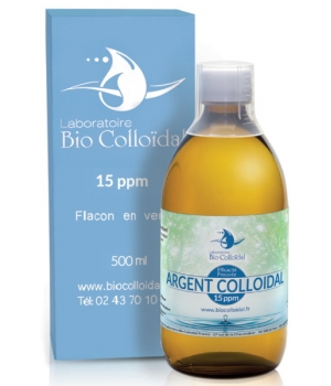 Bio Colloidal Laboratoire Argent Colloïdal 15 PPM 500ml