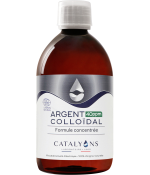 Catalyons Argent colloïdal 40 PPM 500ml