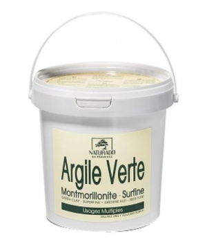 Naturado Argile surfine verte Montmorillonite 1kg