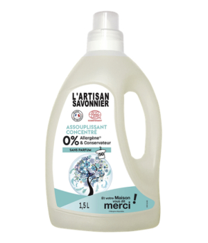 L Artisan Savonnier Entretien Assouplissant Concentré 0% allergène et conservateur 1.5L