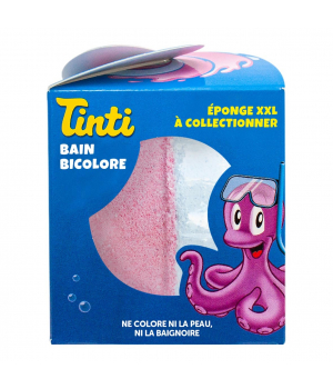 Tinti Balle XXL Bain bicolore bleu et rose avec surprise à collectionner