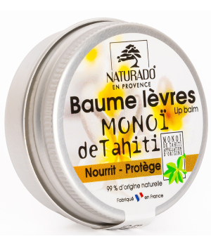 Naturado Baume à lèvres au monoi de Tahiti 15g