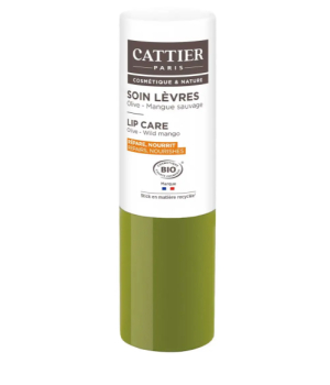 Cattier Baume à lèvres réparateur et ultra nourrissant Olive Mangue 4g