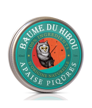 Les Baumes Du Hibou Baume de massage apaise piqûres 30ml