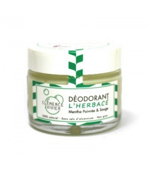 Clemence et Vivien Baume déodorant L'Herbacé 50g