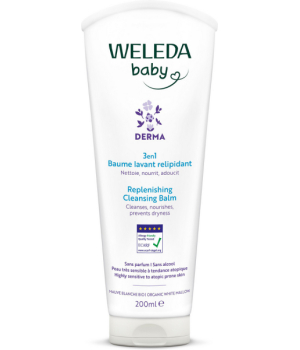 Weleda Baume lavant relipidant sans parfum 200ml