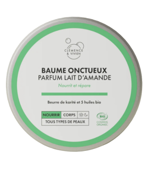 Clemence et Vivien Baume onctueux lait d'amande 150ml